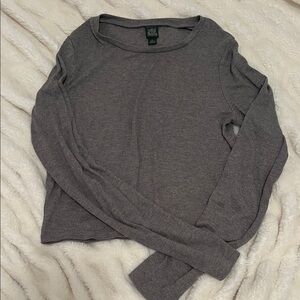 Wild Fable Charcoal Long Sleeve Top